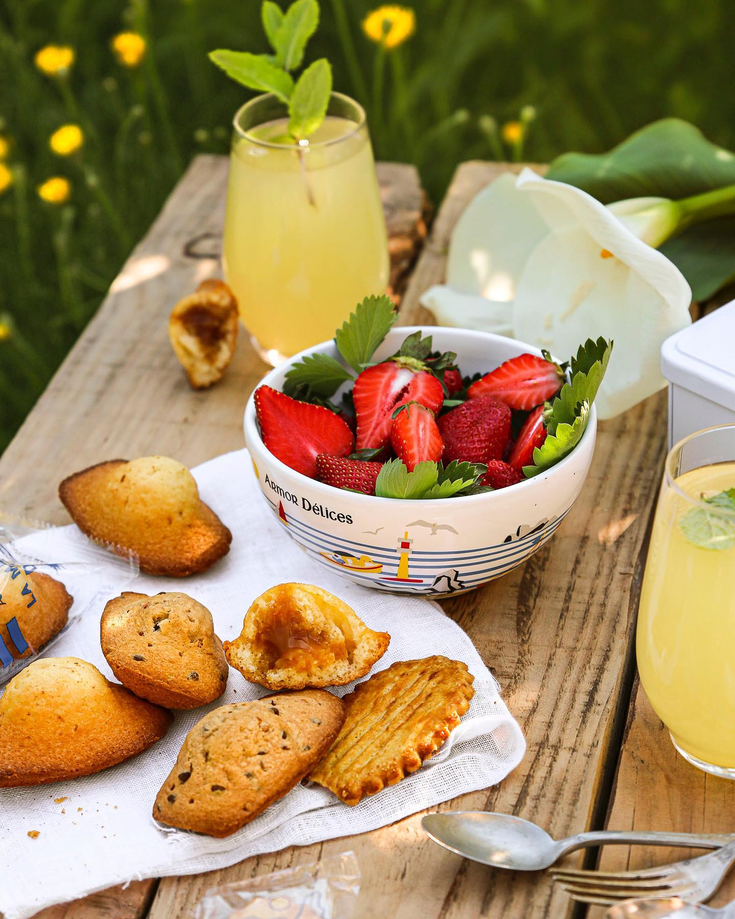 Quel bonheur de pouvoir profiter du jardin ! ☀️ Pour le goûter : des fraises, de la citronnade, et des gourmandises bretonnes @armordelices ! 🍓 J'adore leurs grosses madeleines au bon goût de beurre ! Sans oublier celles fourrées au caramel beurre salé, leurs sablés, et leur nouveauté : les madeleines aux pépites de chocolat et graines de sarrasin torréfiées. 🤤
Alors, qui vient pour le goûter ? ✋
Belle fin de journée à tous.tes !
*Création de contenu rémunéré avec Armor Délices, créé avec passion 💛
#gouter #danslejardin #armordelices #madeinbretagne #purbeurre #madeinbzh #citronnade #madeleines #goutertime #patisseriebretonne #plusdebeurrequedemal