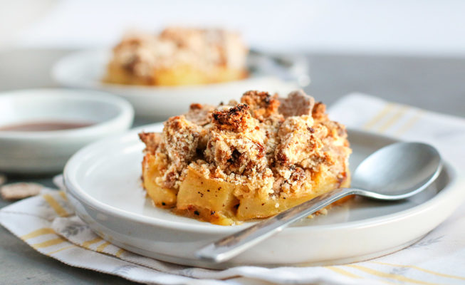 Crumble aux pommes, sans gluten - Agathe Duchesne